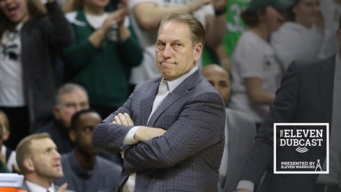 Tom Izzo watches his team take on Ohio State