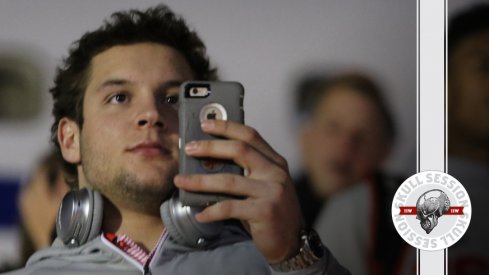 Ohio State defensive lineman Nick Bosa films the February 18th 2017 Skull Session.