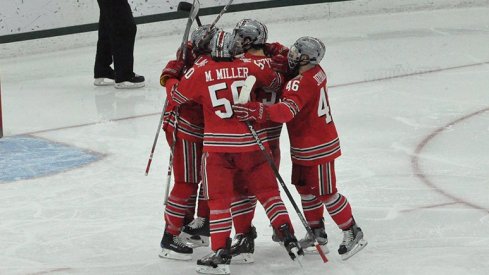 Hockey hugs!