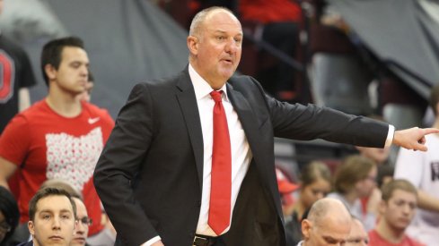 Ohio State coach Thad Matta on the sidelines against Nebraska. 