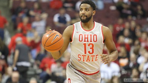 Ohio State rode a huge first half from Jae'Sean Tate to a rout of No. 16 Wisconsin on Thursday.