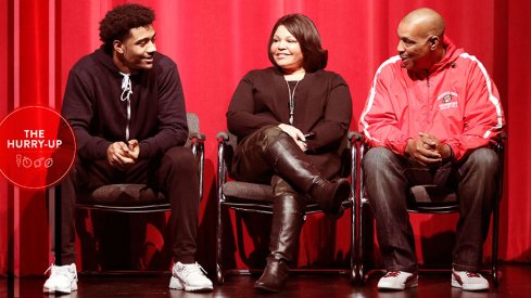 Jaelen Gill and his parents.