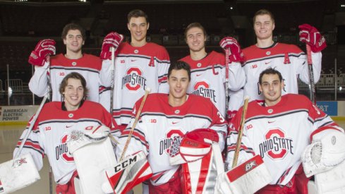 Ohio State men's hockey senior class of 2016-17