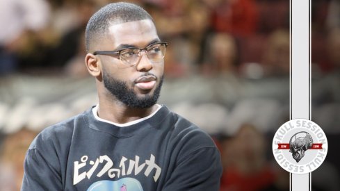 J.T. Barrett and his glasses eye for March 7th 2017 Skull Session