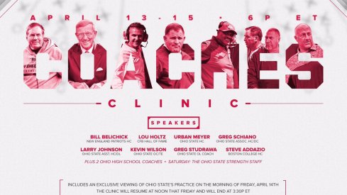 Ohio State announces its speakers for its 86th coaches clinic.