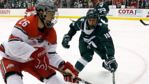 Mason Jobst was the co-scoring leader for Big Ten Hockey in 2016-17.