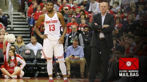 JaQuan Lyle speaks to Thad Matta earlier this season.