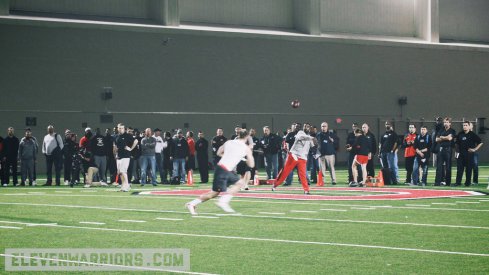 Scenes from Ohio State's Pro Day in 2015.