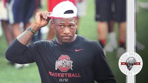 Johnnie Dixon glances at the April 5th 2017 Skull Session