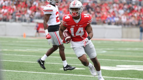 Ohio State wide receiver K.J. Hill during the spring game.