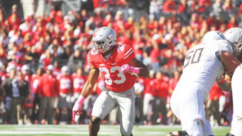 Dante Booker's speed, agility and explosion are leading reasons why Ohio State kept him at outside linebacker.