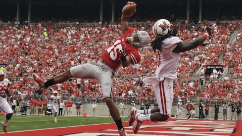 Devin Smith turned in this acrobatic one-hander for six against Miami back in 2012.