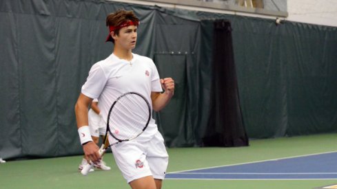 JJ Wolf at Big Ten championship tournament, 2017.