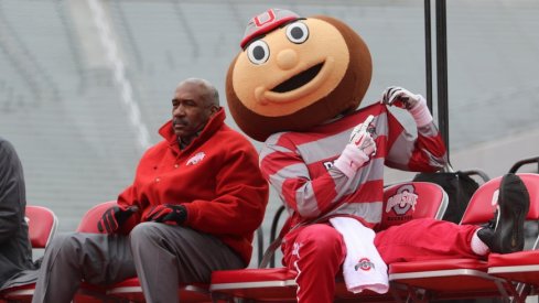 Gene Smith and Brutus Buckeye