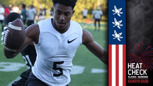 Kamryn Babb, Ohio State's top target at wideout, put on a show in Oregon this week.