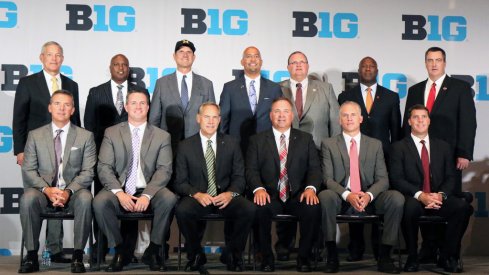 Last year's Big Ten football coaches.