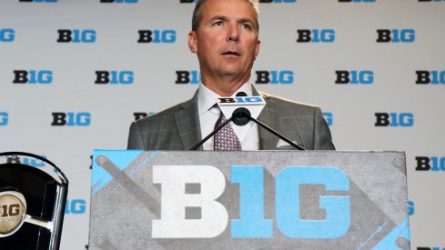 Urban Meyer and three Ohio State players will speak at Big Ten Media Days on Monday.