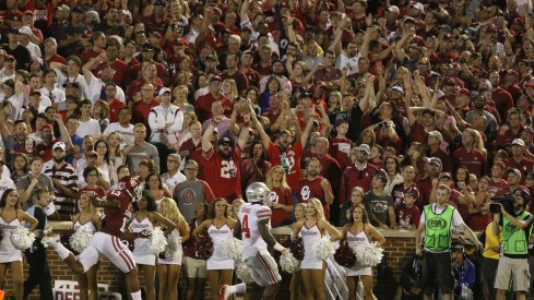 H-Back Curtis Samuel during Ohio State's 45-24 win over Oklahoma.