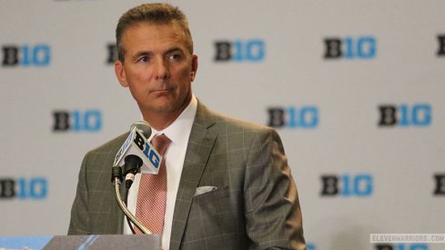 Urban Meyer held his first press conference of the year at Big Ten Media Days on Monday.