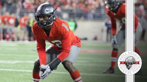 Denzel Ward prepares to cover the August 1st 2017 Skull Session