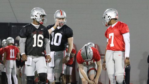 Joe Burrow, Tate Martell and Dwayne Haskins will have to wait their turn.