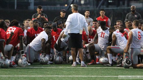 Urban Meyer is looking for the right culture in the first few days of practice.