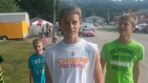 Young Joe Burrow at the Athens County Fair.