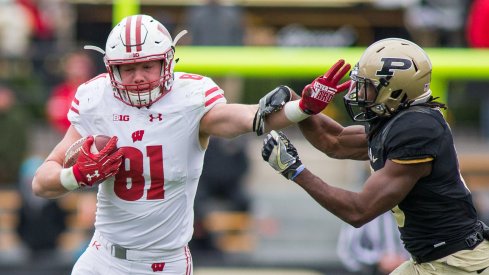 Wisconsin tight end Troy Fumagalli may be the conference's best player at the position.