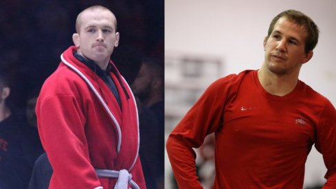 Ohio State wrestlers Kyle Snyder and Logan Stieber