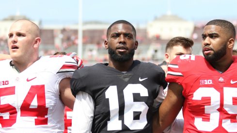 Billy Price, J.T. Barrett and Chris Worley are among Ohio State's captains for the 2017 season.