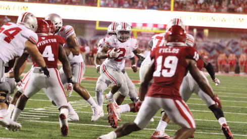 J.K. Dobbins led Ohio State to a win in his first game as a Buckeye.