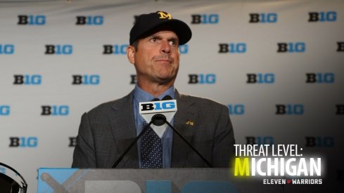 Michigan football coach Jim Harbaugh