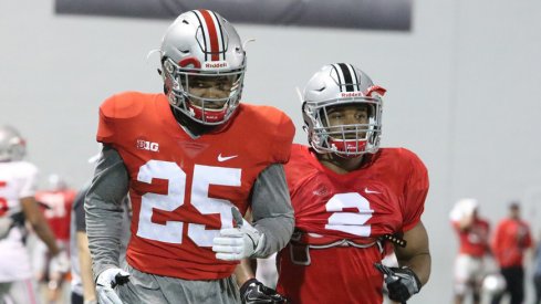 Mike Weber and J.K. Dobbins are co-starters on this week's Ohio State depth chart.