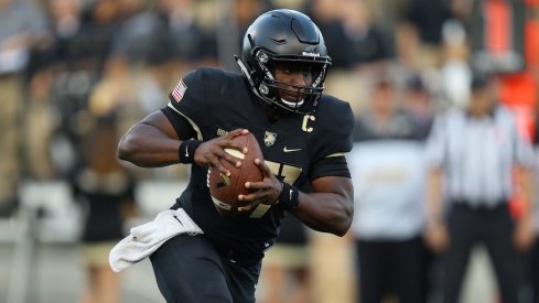 Senior quarterback Ahmad Bradshaw leads Army into Ohio Stadium on Saturday.