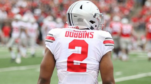 J.K. Dobbins is putting together another impressive performance against Army.