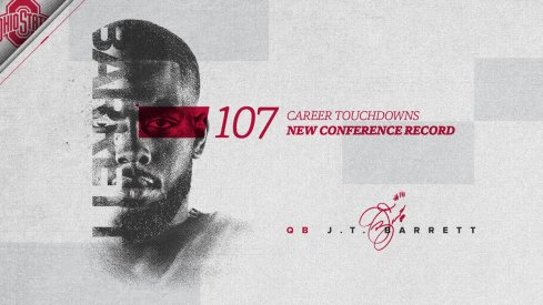 J.T. Barrett TD Record