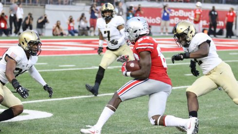 Terry McLaurin caught four passes for 53 yards against Army.