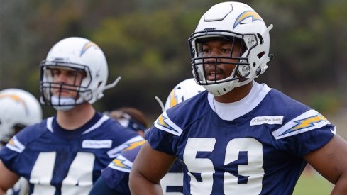 Josh Perry spent his rookie NFL season with the Chargers.