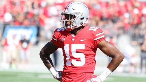 Jaylen Harris played 19 snaps in his Ohio State debut on Saturday.