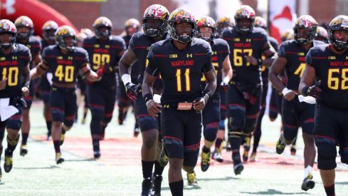 The Maryland Terrapins face Ohio State at Ohio Stadium on Saturday.