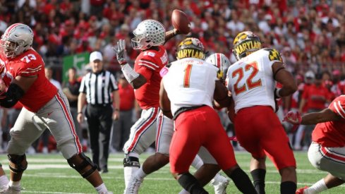 J.T. Barrett and his receivers are showing life in the passing game. 