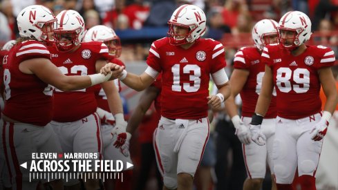 Tanner Lee (13) and the Nebraska Cornhuskers host Ohio State in Lincoln on Saturday.