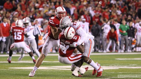 Jerome Baker makes a big hit in Ohio State's 500th all-time Big Ten win.