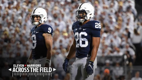 Trace McSorley (9) and Saquon Barkley (26) come to Columbus on Saturday.