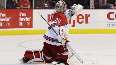 Sean Romeo returned to the Buckeye net against Connecticut and helped the team to a 1-1 tie.