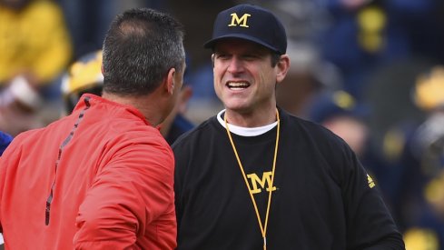 Urban Meyer and Jim Harbaugh