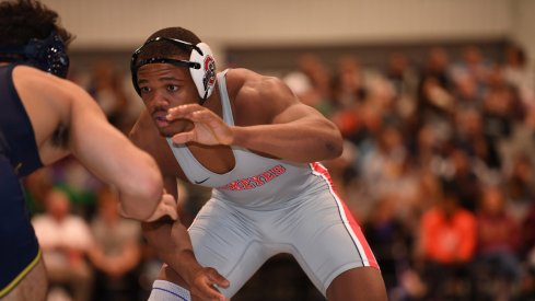 Myles Martin starting deep into his opponent's soul, prior to ruining his weekend.