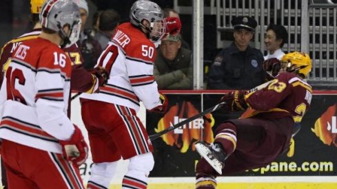 Matt Miller KO's Minnesota with a late game winning goal.