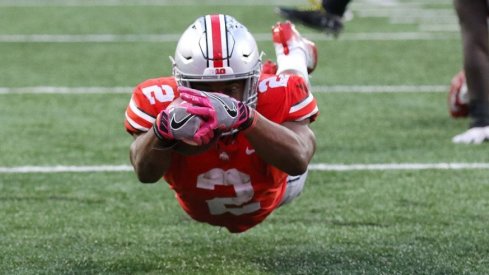 J.K. Dobbins is putting up numbers as a true freshman. (Photo: Joseph Maiorana-USA TODAY Sports)