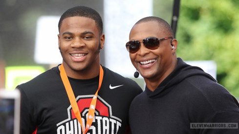 Micah Parsons and Eddie George